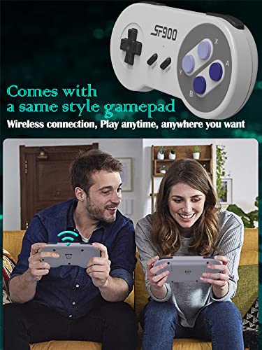 Fadist Handheld Game Console, Portable Retro Game Console, Built in 6000+ Classic Games,3.0 inch IPS Screen,Support for 2 Player,Connecting to TV， Ideal Gift for Kids, Adult, Friend, Lover