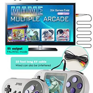 Fadist Handheld Game Console, Portable Retro Game Console, Built in 6000+ Classic Games,3.0 inch IPS Screen,Support for 2 Player,Connecting to TV， Ideal Gift for Kids, Adult, Friend, Lover