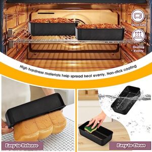 P&P CHEF Non-stick Loaf Pan Set of 2, 9 x 5 Inch, Stainless Steel Cored Bread Pan Tin for Homemade Bread/Meatloaf/Lasagna/Pound Cake, Easy Release & Easy Clean, Nontoxic & Durable