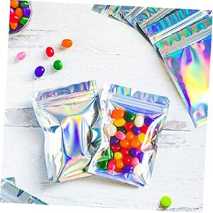 Dime Bag 100pcs Plastic Bag Glitter Earrings Bead Earrings Food Storage Resealable Tea Storage Reusable Self Lock Bag Storage Bag Necklace Wrapping Bag Container Symphony Abs