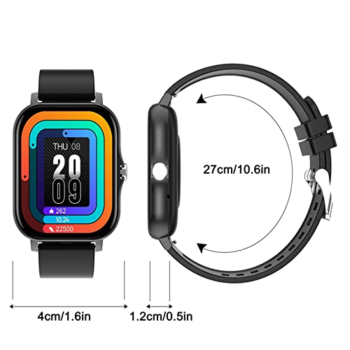 Smart Watch for Android Phones Text and Call, Smart Watch with Text and Call Answer for iOS Phones Compatible Fitness Tracker with Heart Rate, Sleep, Blood Oxygen, Step Counter for Men Women, IP67#