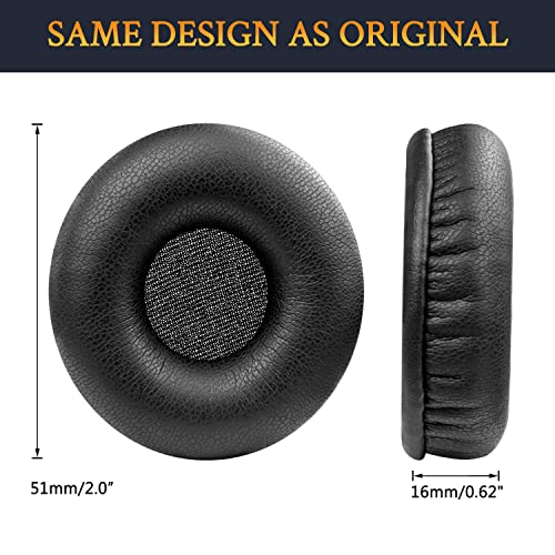 SOULWIT 50mm Ear Pads Cushions Replacement for Sennheiser PX80/PX100/PX100II/PX200, PC30/PC36/PC130/PC131/PC140/PC145, PMX100/PMX200, PXC150/PXC250/PXC300, SC30/SC60/SC75/SC230/SC260/SC630/SC660/SC665