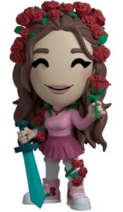 youtooz hannahxxrose #304 4.8" inch vinyl figure, collectible hannah rose figure from the youtooz gaming collection