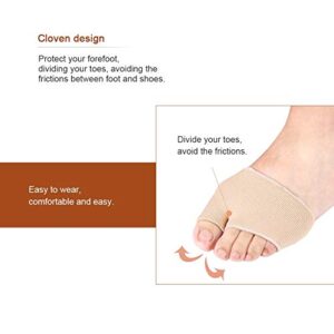 Toe Stretcher Bunion Guard for Men and Women Gel Toe Spacer, Toe Sleeve Separator, Hallux Corrector Brace Toe Bunion Pads (L)