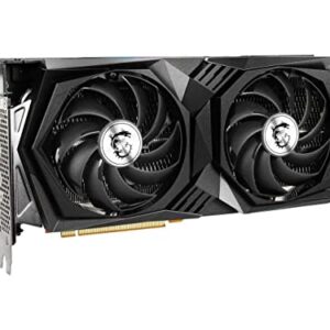 MSI Gaming GeForce RTX 3050 8GB GDDR6-128-Bit HDMI/DP PCIe 4 Torx Twin Fans Graphics Card for PC Gaming, NVIDIA GPU Video Card (RTX 3050 Gaming X 8G) Computer Graphics Cards (Renewed)