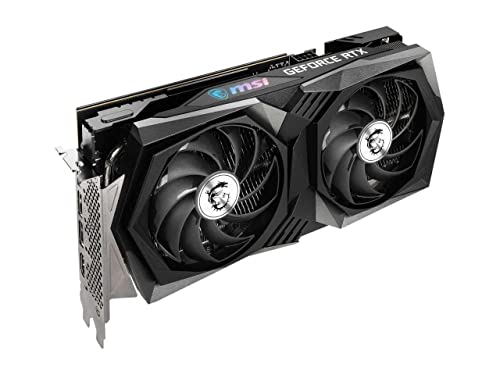 MSI Gaming GeForce RTX 3050 8GB GDDR6-128-Bit HDMI/DP PCIe 4 Torx Twin Fans Graphics Card for PC Gaming, NVIDIA GPU Video Card (RTX 3050 Gaming X 8G) Computer Graphics Cards (Renewed)