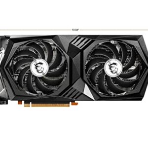 MSI Gaming GeForce RTX 3050 8GB GDDR6-128-Bit HDMI/DP PCIe 4 Torx Twin Fans Graphics Card for PC Gaming, NVIDIA GPU Video Card (RTX 3050 Gaming X 8G) Computer Graphics Cards (Renewed)