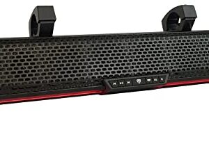 Rockville UBAR-27 27" ATV/UTV/Boat Soundbar Bluetooth Speaker System w/LED + Wire Kit