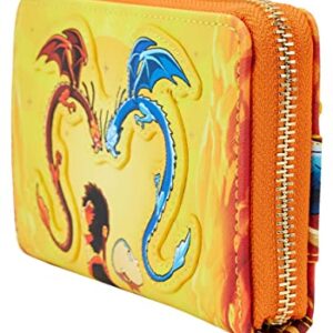 Loungefly Avatar The Last Airbender Fire Dance Zip Around Wallet