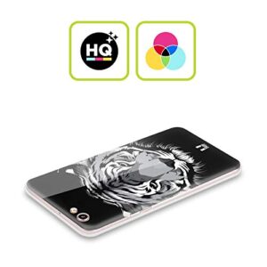 Head Case Designs Bengal Tiger Big Face Illustrated 2 Soft Gel Case Compatible with Oppo A57s