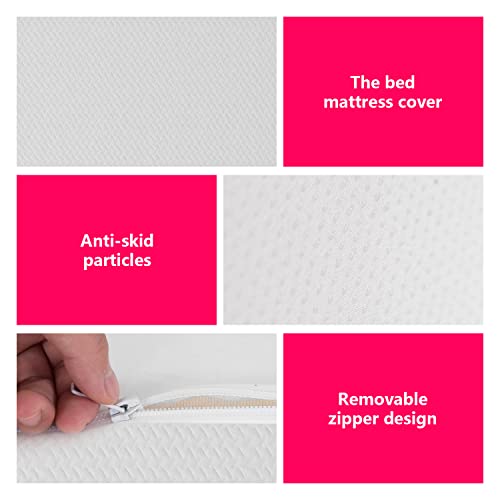 Twin Size Mattress,6 Inch Base Foam Mattress in a Box,Medium-Firm,Pressure Relief&Temperature Regulation,CertiPUR-US Certified,Fiberglass Free，White