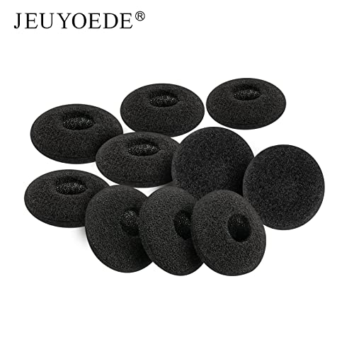 JEUYOEDE Foam Replacement Ear Sponge Covers for Headphone Earphone MP4 iPhone Ipad Headsets 18mm (10pcs)