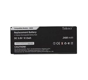 takoci replacement battery 8800 compatible with cisco cp-batt-8821 gp-s10-374192-010h 74-102376-01
