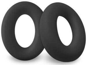 geiomoo silicone earpads for sony wh-ch720n, sony wh-1000xm4, sony wh-1000xm3 headphones, replacement ear cushions cover (black)