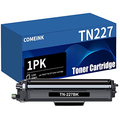 TN227 High Yield Toner Cartridge Compatible for Brother TN 227 TN-227BK for HL-L3270CDW HL-L3210CW HL-L3230CDW HL-L3230CDN HL-L3290CDW MFC-L3710CW MFC-L3750CDW MFC-L3770CDW Printer (1-Pack, Black)