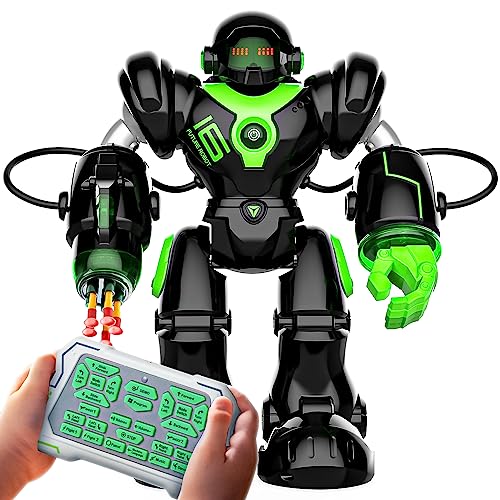 BEZGAR TR300 Robot Toys for Kids - Smart Programmable, Dancing Remote Control Emo Robot with 22 Actions | Supporting 78 Changing Expressions, Ideal Gifts for Kids, 4 5 6 7 8 year old boy birthday gift