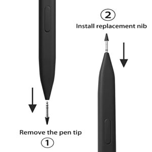 Replacement Tip Nib Compatible with Microsoft Surface Slim Pen 2 Compatible for Microsoft Surface Pro X /9/8/Surface Laptop Studio, Slim Pen 2 Nib Tip Replacement