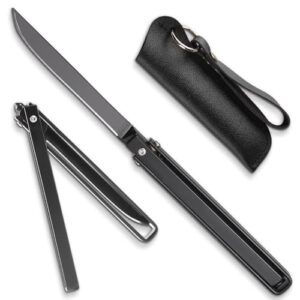 edcfans pocket knife for men, edc knives with glass breaker, folding knife, slim gentleman's knife suitable for everyday carry