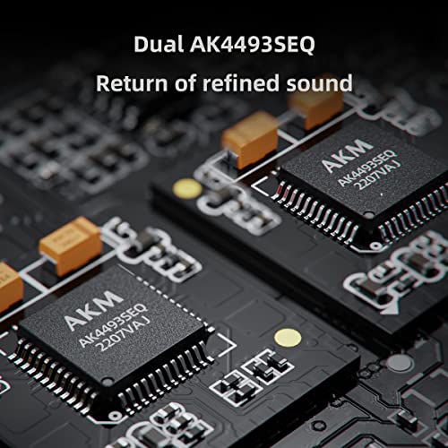 FiiO K7BT Balanced HiFi DAC Bluetooth Headphone Amplifier AK4493S*2, XMOS XU208 PCM384kHz DSD256,USB/Optical/Coaxial/RCA Inputs, 6.35mm/4.4mm Output(US Plug)