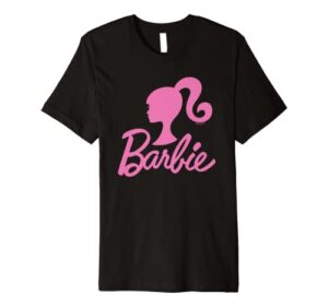 barbie - barbie pink logo premium t-shirt
