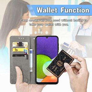 HUANGTAOLI Mobile Phone Case for Oppo A54 5G, Stand Flip Protective Case Magnetic Folio Wallet Cover for Oppo A54 5G