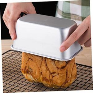 YARNOW 2pcs Toast Box Square Griddle Nonstick Bakeware Baquettes Tea Loaf Pan Bread Baking Tin Oven Toast Pan Bread Bakeware Storage Pans Cake Baking Pan Non Stick Aluminum Alloy Scones