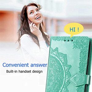 HUANGTAOLI Flip Cover for Oppo A94 5G, Stand Flip Protective Case Magnetic Folio PU Leather Wallet Cover for Oppo A94 5G