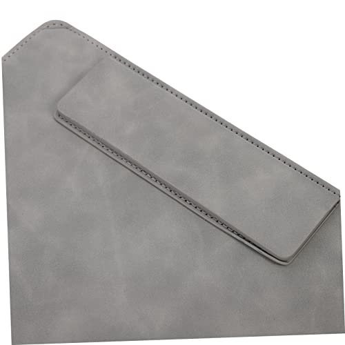 MAGICLULU 5pcs Folder Board Folder Organizer Document Clipboard Stationery Document Holder File Clipboards Pencil Sketch Clipboard Exam Paper Clips Clip Board Grey Pu Paper Holder Office