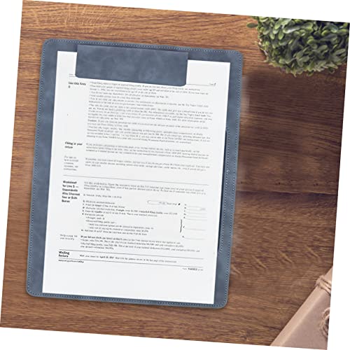Operitacx Folder Board Pencils File Folder Organizer Clipboard Paper File Base Exam Paper Base Writing Support Plate Document Holder Paper File Organizer Blue Office Paper Holder