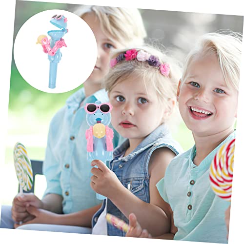 TEHAUX Lollipop Machine Destress Gifts Chrismas Candy Wand Toy Christmas Lollipop Robot Lollipop Holder for Kids Sugar Storage Toy Lollipop Holder Robot Creative Lollipop Robot Toys Child