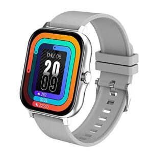 riqingy let's fit smart watch smart watch 1.69 inch smart watch with calling function for android and ios phones waterproof watch sleep pedometer universal for men and women fit girl bands