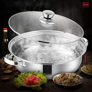 Steamer Pot Stainless Steel 2 Tier - Steam Pot with Lid Food Vegetable Cooker Pot Cooking Pan Steaming Pot Dim Sum Cookware Steamer For Kitcken Cooking Tool