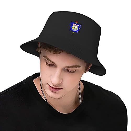 Sigma Gamma Rho Bucket Hat Fishing Hat Fisherman Sun Caps for Women Men Black