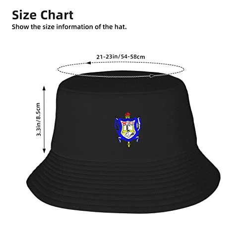 Sigma Gamma Rho Bucket Hat Fishing Hat Fisherman Sun Caps for Women Men Black