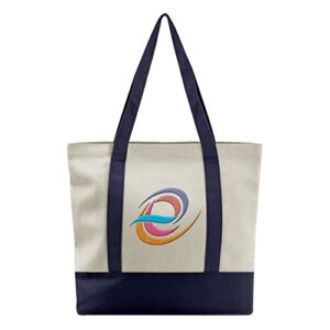 lumad monogram beach tote bags for women, monogram mothers gifts for friends,monogram embroidered canvas beach tote bag suitable for office, love is what your choice for her