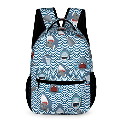 MAZACUIR Shark Backpack for kids,cartoon Backpack Boy School Backpacks, Backpack for kids