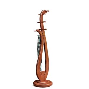 yasez wooden wall entrance floor standing coat rack clothes garment rack wardrobe hat stand furniture (color : d, size : as shown)
