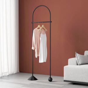 YASEZ Hangers Floor-to-Ceiling Bedroom Hanging Clothes Shelf Living Room Hanging Bag Rack Household Clothes Rack (Color : D, Size : As Shown)