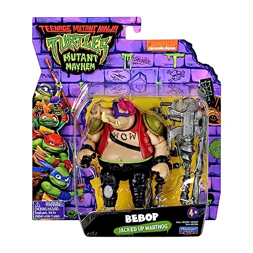 Teenage Mutant Ninja Turtles: Mutant Mayhem 4.5” Bebop Basic Action Figure by Playmates Toys