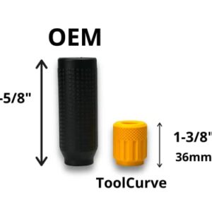 ToolCurve Stubby Knob Compatible with Dewalt DW735 Planer & DW735X, Color (Yellow)