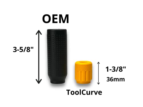 ToolCurve Stubby Knob Compatible with Dewalt DW735 Planer & DW735X, Color (Yellow)