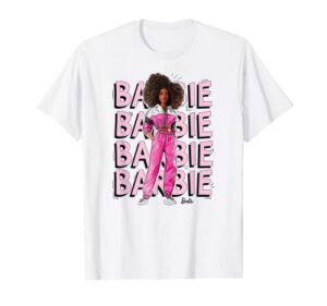 barbie - barbie repeated tracksuit t-shirt