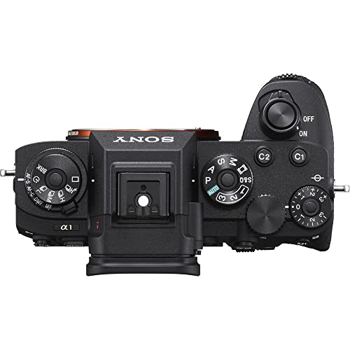 Sony a1 Mirrorless Camera (ILCE-1/B) + 64GB Memory Card + Bag + 2 x NP-FZ100 Compatible Battery + LED Light + Corel Photo Software + Flex Tripod + Hand Strap + Cap Keeper + More (Renewed)