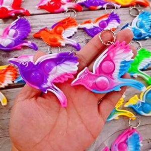 30 Packs Birds Funny Summer Present Unique Mini Item Assorted fidgets Toys for Kids Children Classroom Students Gift from Teacher,Birthday Party Bubble Favors