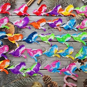 30 Packs Birds Funny Summer Present Unique Mini Item Assorted fidgets Toys for Kids Children Classroom Students Gift from Teacher,Birthday Party Bubble Favors