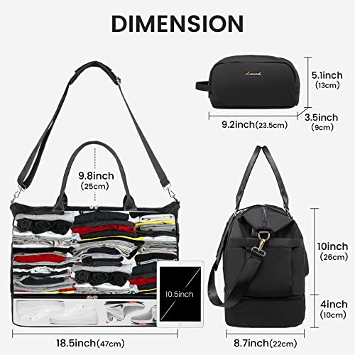 Gym Bag for Women LOVEVOOK Travel Duffel Bag with USB Charging Port,Weekender Bags for Women with Shoe Compartment,Carry on Overnight Bag with Toiletry Bag,Hospital Bags for Labor and Deliver