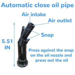 DIMEANI Motorcycle Gas Can, UTV Gas Can with mount, 5L 1.3 Gallon Black Fuel Can Temperature Resistant Antistatic Compatible with Most Cars Motorcycle SUV ATV UTV