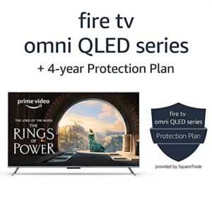 Amazon Fire TV 65" Omni QLED Series 4K UHD smart TV + 4-Year Protection Plan