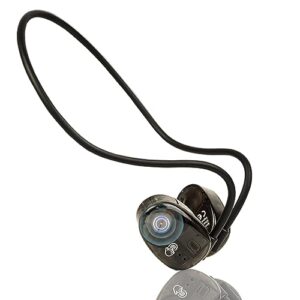 lucku air conduction wireless headphones, semitransparent open ear headphones wireless bluetooth 5.3 with microphone, sweatproof sport wireless earphones for running cycling workout