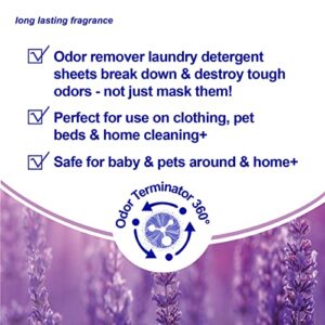 DR.EASY Odor Remover Laundry Detergent Sheets 240 loads Mountain Fresh,Easy To Carry Great For Travel,safe for pets,No mess No Dyes biodegradable formula